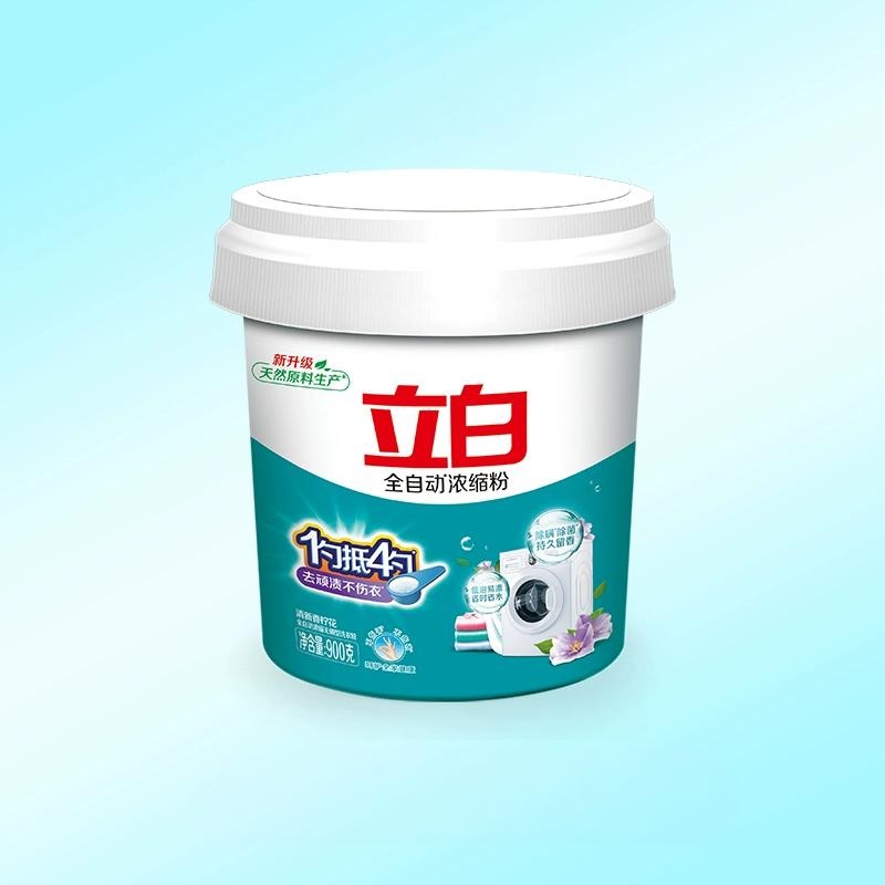 【百补】立白全自动浓缩洗衣粉低泡易漂去污家用900g桶装官方正品 17.9元