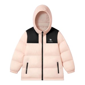 骆驼儿童羽绒服小战甲2025新款冬女童保暖加厚面包服连帽男童外套