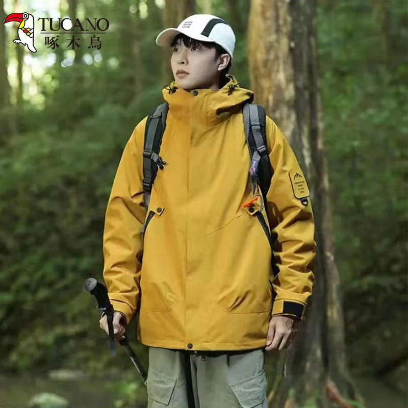 TUCANO/啄木鸟【男女情侣同款】防水防风登山户外冲锋衣户外夹克