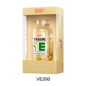 养生堂天然维生素E软胶囊口服ve维e油官方旗舰店祛黄褐斑正品配vc