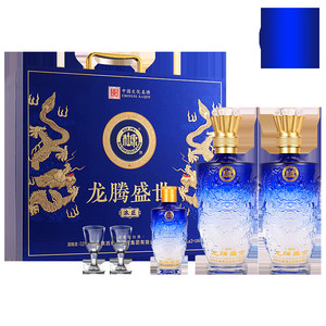 【龙腾盛世蓝礼品】白水杜康浓香型白酒52度高档商务送礼整箱C3