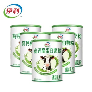 伊利旗舰店中老年高钙高蛋白奶粉300g/罐营养早餐