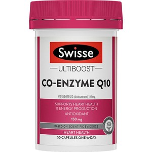 Swisse斯维诗辅酶q10软胶囊50粒CoQ10心血管心脏心肌进口官方保护