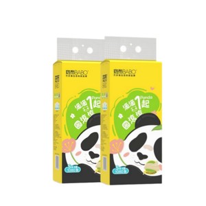 斑布本色挂抽6提S码底部抽纸1080张4层270抽悬挂式抽纸家用卫生纸