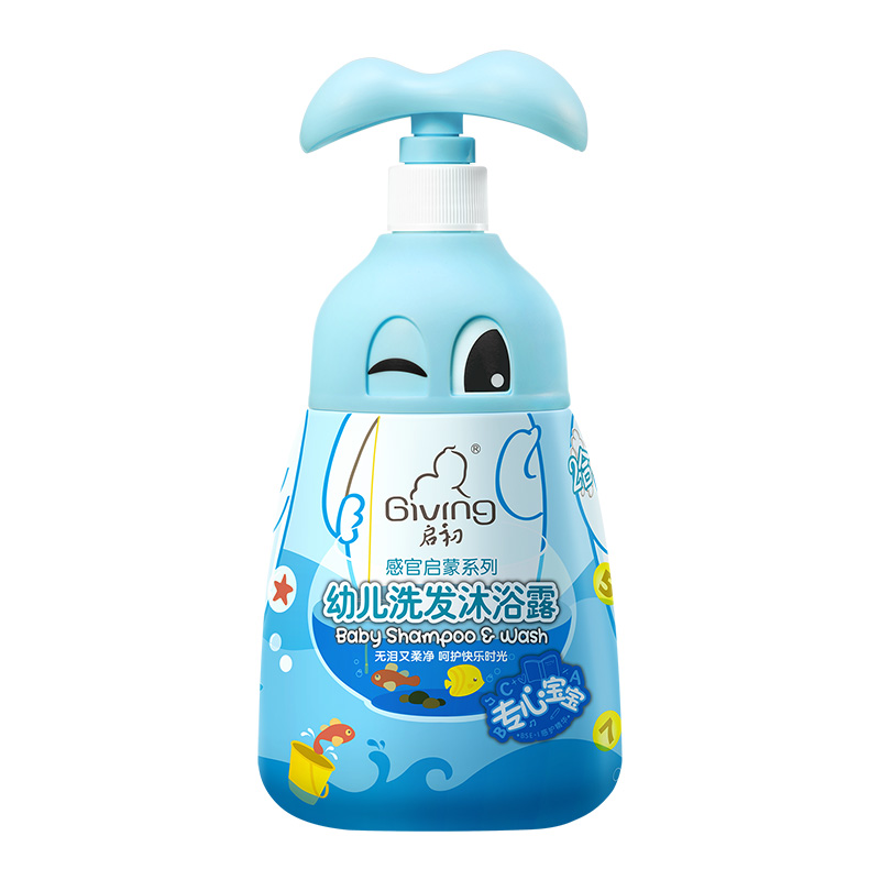 启初感官儿童宝宝洗发沐浴露二合一 洗发水沐浴乳580ml 56.8元