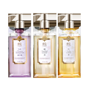 FLAUHRA蜂花氨基酸液体香皂500g檀香沉香乌木佛手柑香氛沐浴清洁