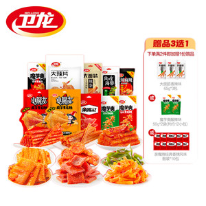 【详情下拉淘金币更低】卫龙爆款零食组合领券随心配素毛肚魔芋爽