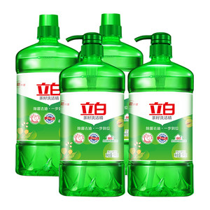 立白茶籽洗洁精99%除菌高效去油除味宝宝餐具果蔬适用食品