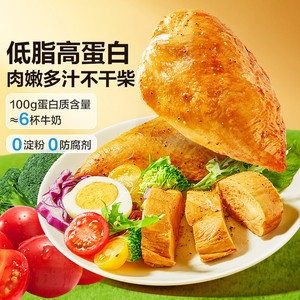 良品铺子高蛋白鸡胸肉干什锦装550g熟食开袋即食健身代餐主食零食