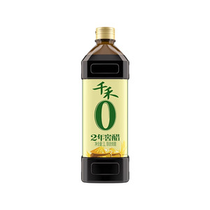 千禾零添加2年窖醋1L 陈醋酿造家用凉拌炒菜厨房食用醋