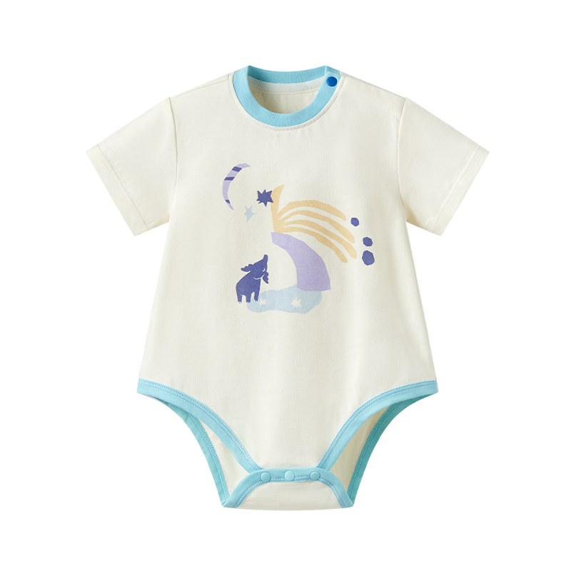 babycare山茶花连体衣婴儿爬服满月新生儿哈衣包屁衣宝宝衣服春秋 89元