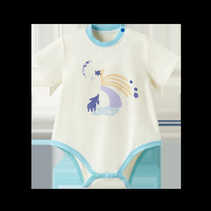 babycare山茶花连体衣婴儿爬服满月新生儿哈衣包屁衣宝宝衣服春秋