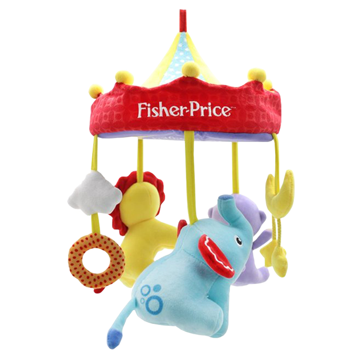 费雪(Fisher-Price)婴儿玩具床铃 旋转音乐床铃-机械音乐盒 104.9元