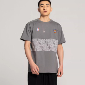 NBA官方勇士湖人公牛篮网太阳球队款男女新款运动健身户外短袖T恤