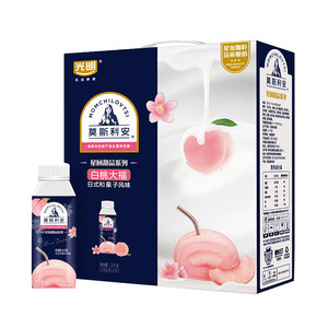 光明莫斯利安白桃大福风味酸奶整箱礼盒包装