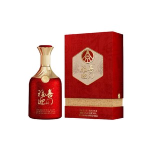 五粮液福喜迎门百福52度500ml 单瓶浓香型送礼喜宴结婚婚宴 白酒