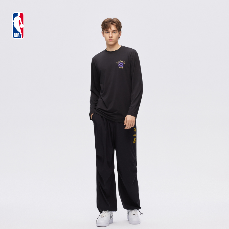 NBA官方球队文化系列詹姆斯/库里运动休闲长袖透气吸汗T恤男女 119元