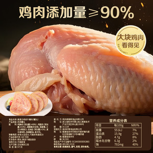 百草味午餐肉鸡肉即食火腿早晨小零食泡面搭档便携小包装休闲食品