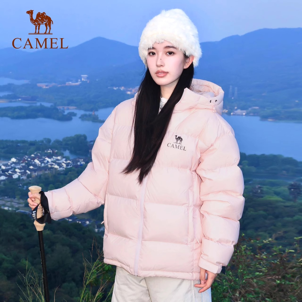 骆驼黑钻5短款羽绒服2025冬季新款保暖外套加厚面包服旗舰店正品 479元
