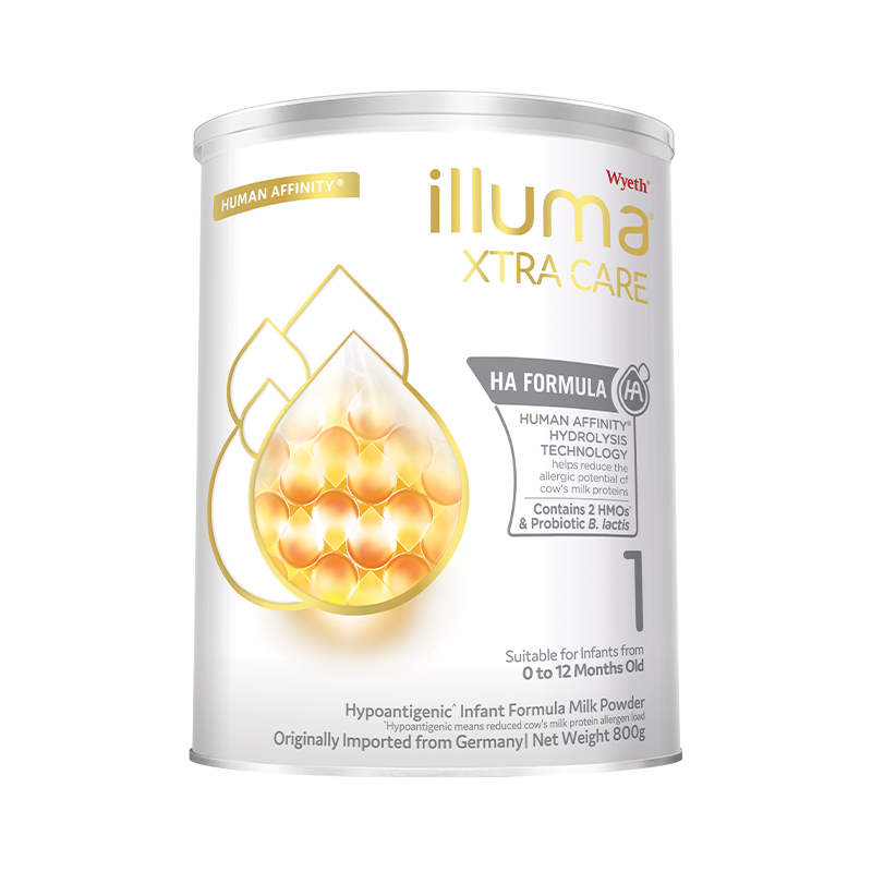 惠氏启赋敏适1段新生婴儿适度水解奶粉800g 港版进口奶粉0-12个月 321.1元