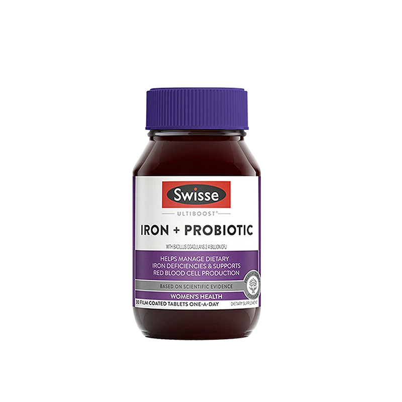 Swisse斯维诗补铁剂补血贫血女性孕妇成人铁元素气血不足专用官方