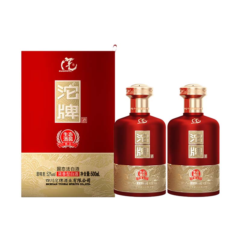 舍得沱牌生态酒窖藏精品52度浓香型纯粮食酒水高粱高度白酒整箱装