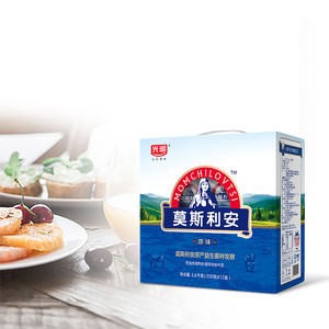 光明莫斯利安钻石包风味酸牛奶(原味)200g*12盒