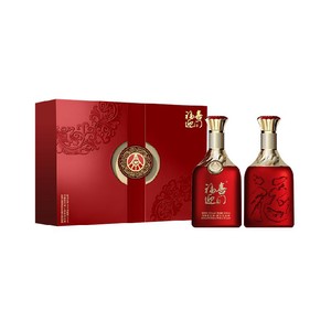 五粮液股份出品福喜迎门52度500ml*2瓶 白酒送礼 礼盒 白酒礼盒