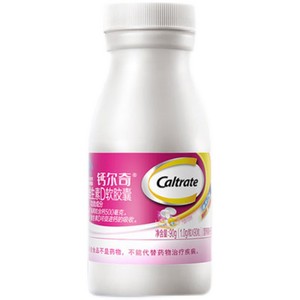 钙尔奇液体钙维生素D软胶囊补钙片成人