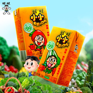 旺旺小小复合果蔬汁总含量≥99%苹果雪梨味早餐休闲饮料125ml*20