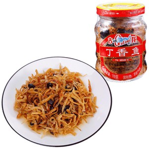 古龙丁香鱼罐头原味厦门特产水产即零食下饭菜速食110g海鲜小银鱼