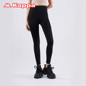 Kappa瑜伽裤鲨鱼裤植绒芭比裤高腰收腹提臀瘦腿4