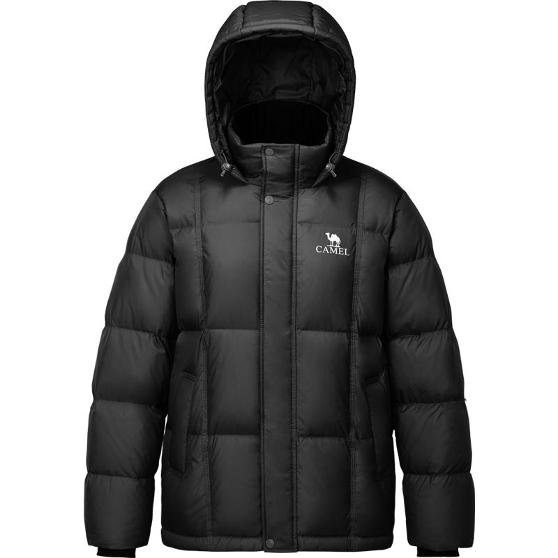骆驼火山羽绒服656男女加厚秋冬2024新款户外防风防寒面包服 399元