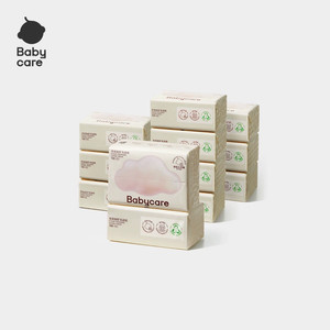 babycare云柔巾保湿纸巾乳霜纸超柔宝宝专用家庭囤货装108抽