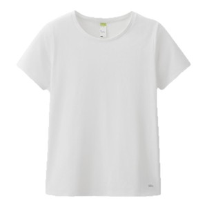 蕉下T恤女棉短袖上衣休闲春夏白色通勤修身透气衣服户外打底衫