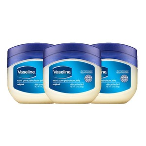 【自营】Vaseline凡士林修护晶冻369g*3 瓶装 滋润保湿大罐身体乳