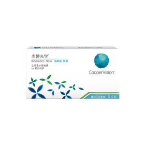 库博光学倍明视倍新月抛6片透明隐形眼镜近视