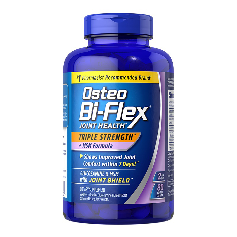 雀巢osteo氨糖软骨素美国原装进口紫瓶80片关捷健维骨力关节养护 105元