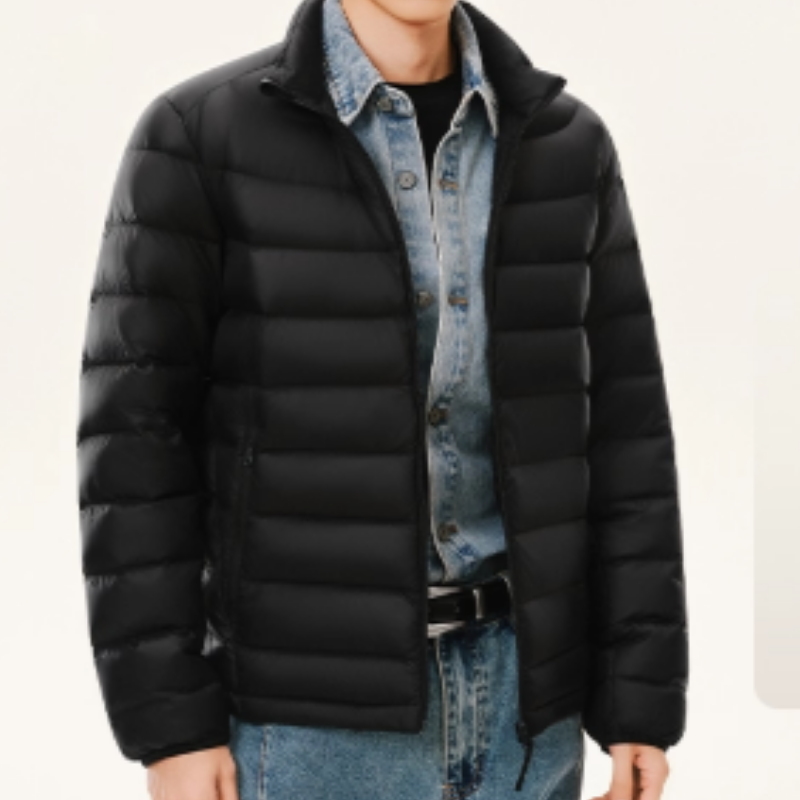 网易严选轻薄羽绒服男士内胆25年秋冬季三防外套冲锋衣排骨羽绒 239元