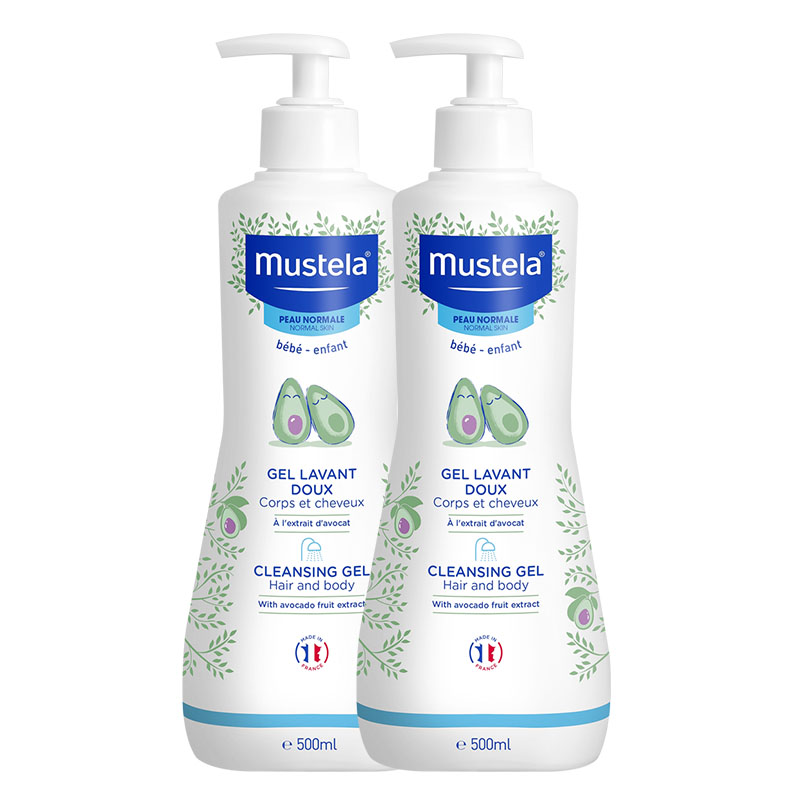 法国mustela妙思乐洗发沐浴露二合一洗发水沐浴露婴儿宝宝优惠装 90元
