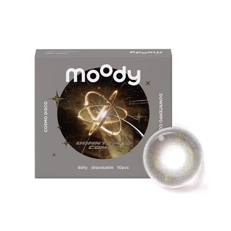 moody美瞳日抛囤货装HUSH彩色隐形眼镜20片 105元