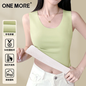 one more保暖背心女初冬季2025新款抗菌吊带内搭打底衫加厚上衣Y