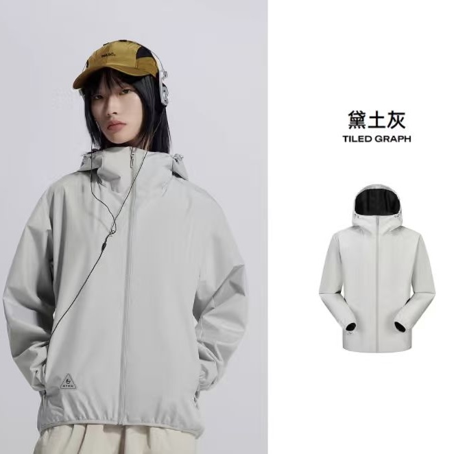 【华夏之壳-风系列】美特斯邦威夹克秋季新款户外防水外套上衣 59.1元