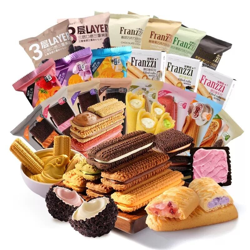 法丽兹夹心曲奇饼干休闲小零食网红食品抹茶巧克力味下午茶 活动 27.29元