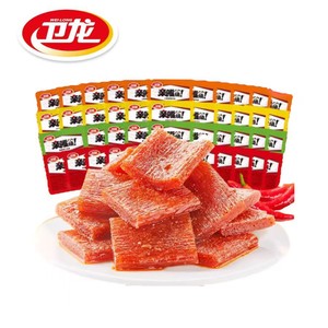 卫龙辣条亲嘴烧麻辣牛肉风味辣味零食辣片面筋解馋小零食小吃ms