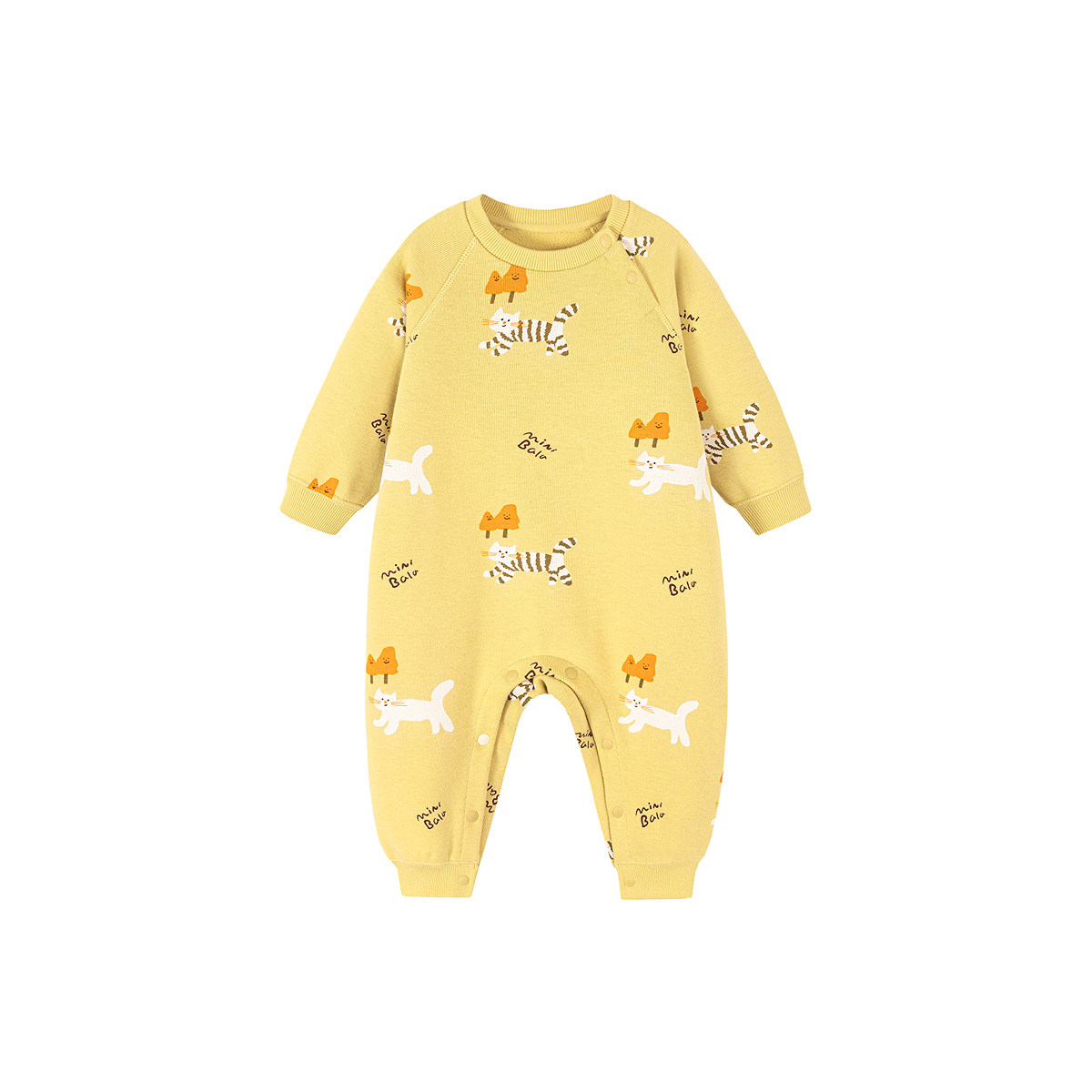 迷你巴拉巴拉婴儿加绒衣服新生儿宝宝保暖连体衣爬服2025年秋冬款 99.9元