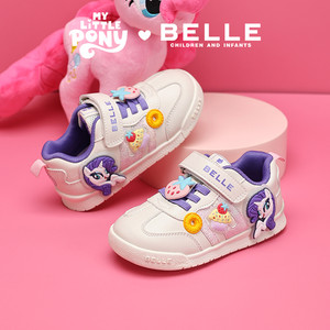 百丽童鞋小马宝莉联名款2025秋冬新品女童运动鞋轻便卡通休闲鞋