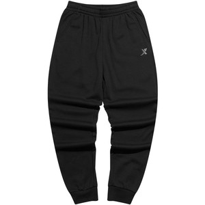 特步运动裤男士秋冬加绒保暖卫裤针织裤直筒裤子跑步通勤休闲长裤