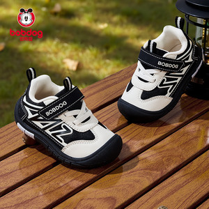 巴布豆步态鞋童鞋男童宝宝学步鞋冬季户外儿童机能鞋加绒男童鞋子