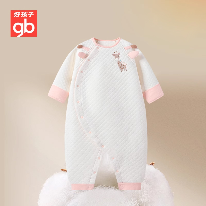 gb好孩子婴儿睡袋春秋冬款防踢被儿童绗绣防惊跳分腿睡袋 109元